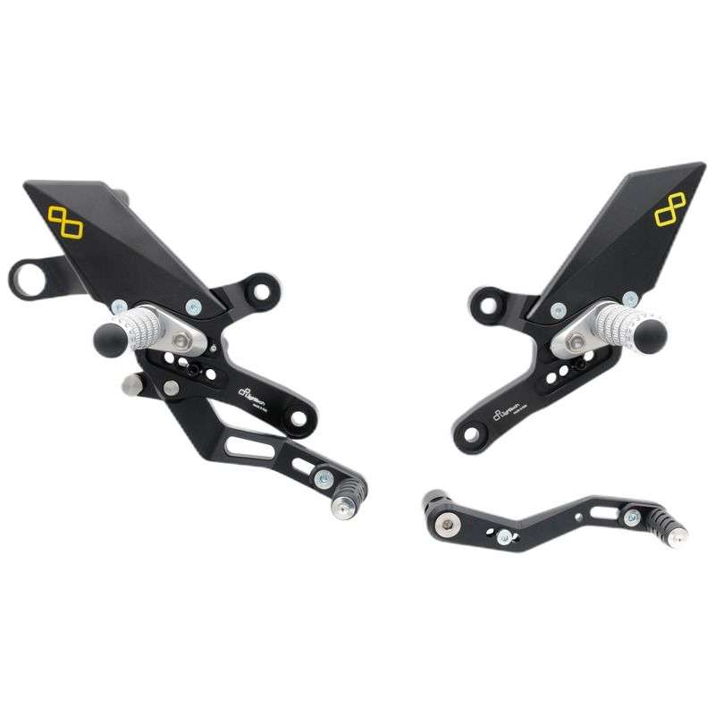 Lightech rearset med faste fodhvilere