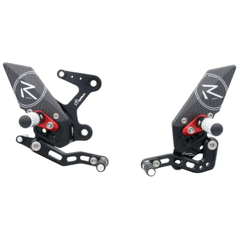 Lightech Type R rearset til Kawasaki Ninja 400 (2018 - 2023) - Pitboxen.dk