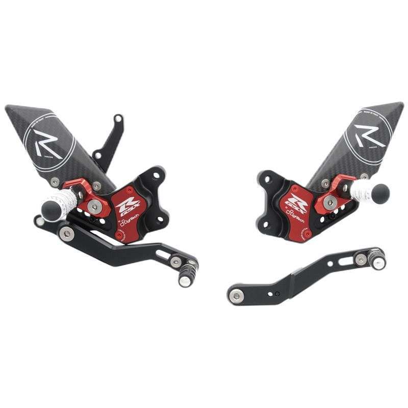 Lightech Type R rearset til Suzuki GSX - R750 (2011 - 2017) - Pitboxen.dk