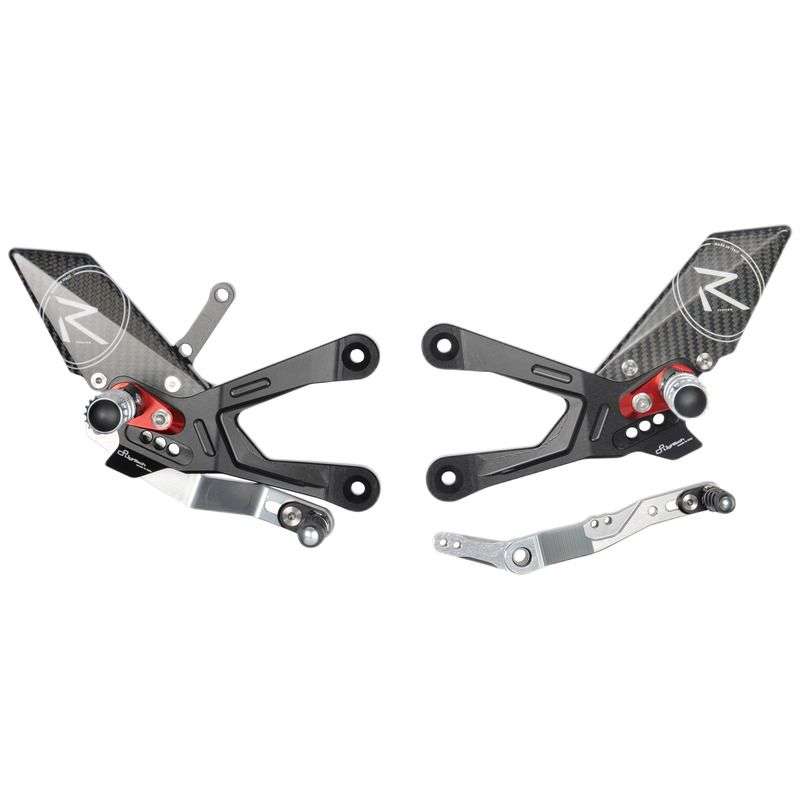 Lightech Type R rearset til Yamaha R1M (2016 - 2023) - Pitboxen.dk