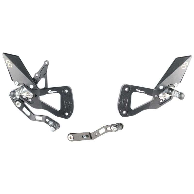 Lightech Type W rearset til Suzuki GSX - R1000R (2017 - 2022) - Pitboxen.dk