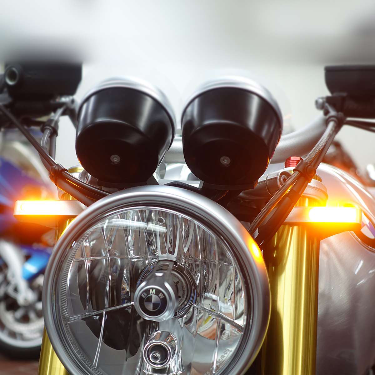 Heinz Bikes ZC Line classic LED blink til montering på gaffenben