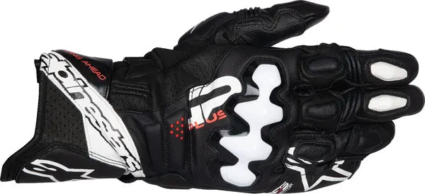 Alpinestars GP plus V3 racing mc handsker i hvid/sort