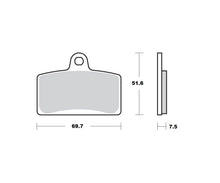 Moto-Master bremseklodser til mc - Keramiske