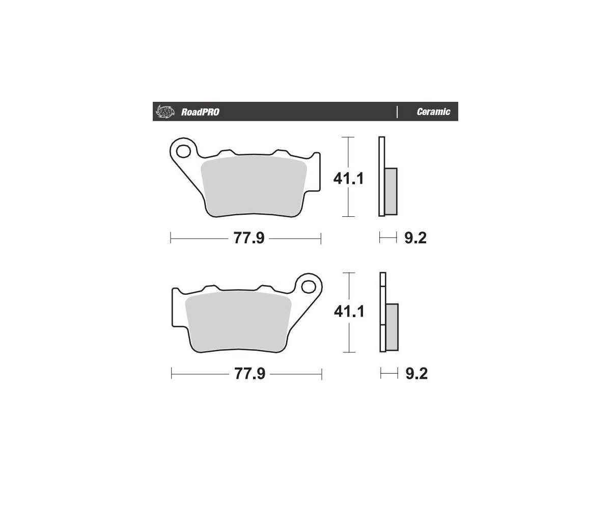 Moto-Master bremseklodser til mc - Keramiske
