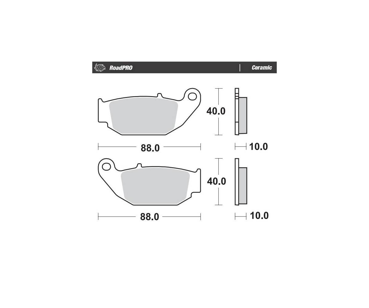 Moto-Master bremseklodser til mc - Keramiske