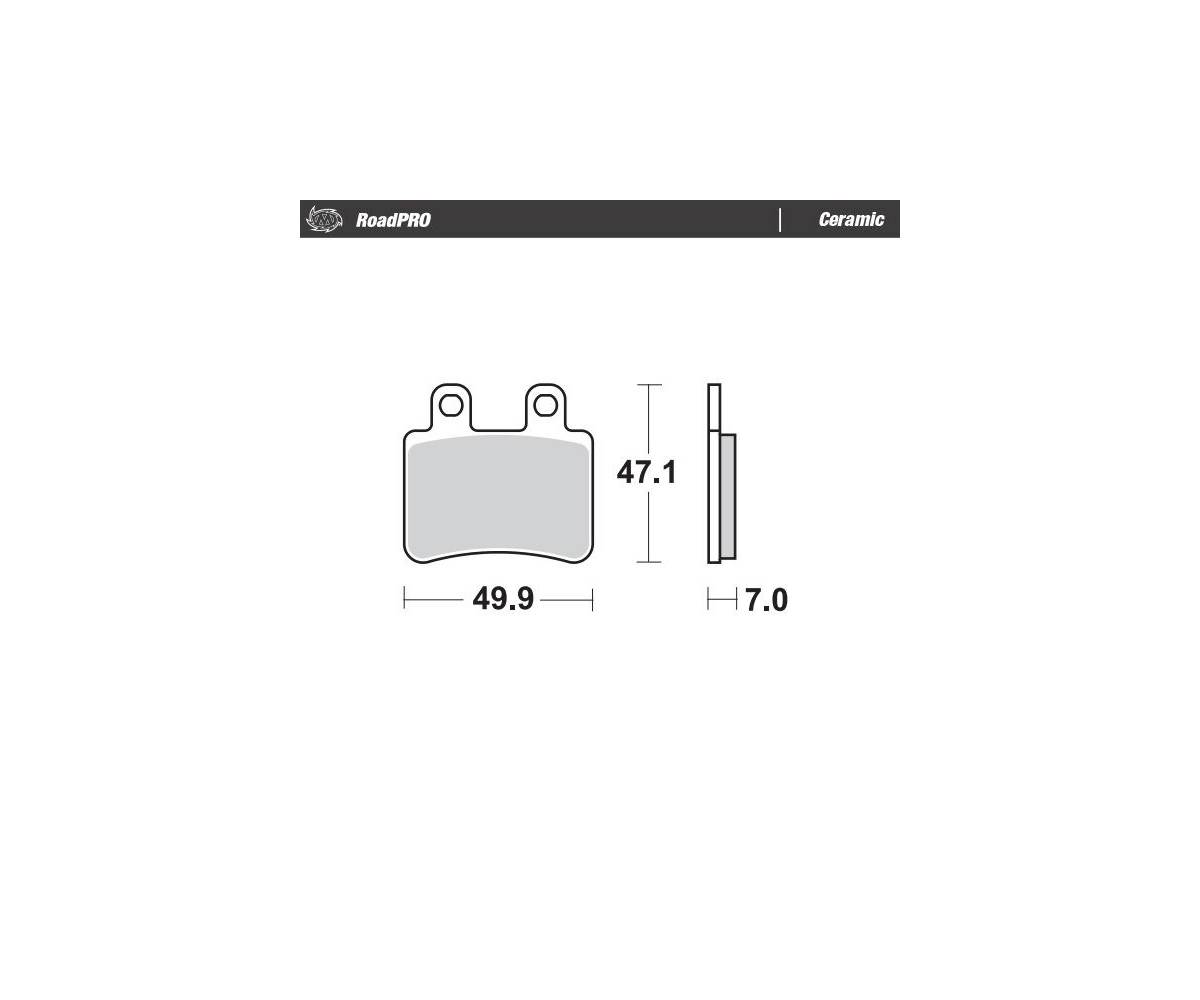 Moto-Master bremseklodser til mc - Keramiske