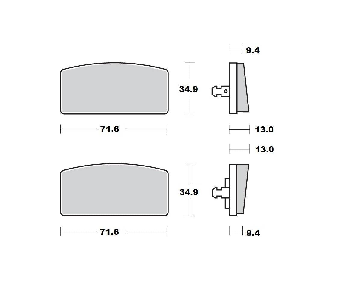 Moto-Master bremseklodser til mc - Keramiske