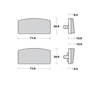 Moto-Master bremseklodser til mc - Keramiske