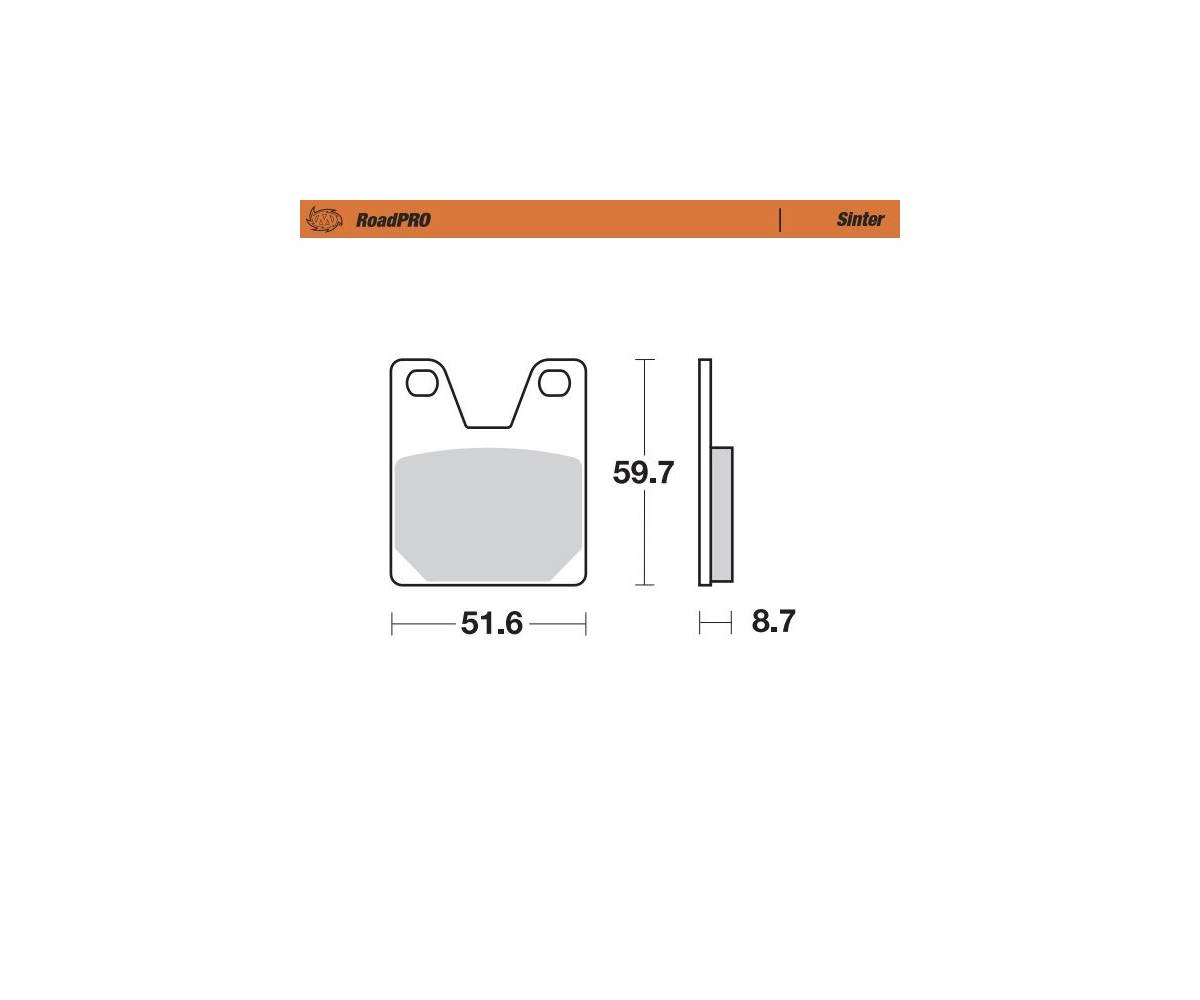 Bremseklodser til MC - Moto-Master Road Pro