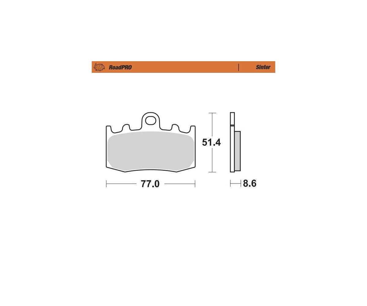 Bremseklodser til MC - Moto-Master Road Pro