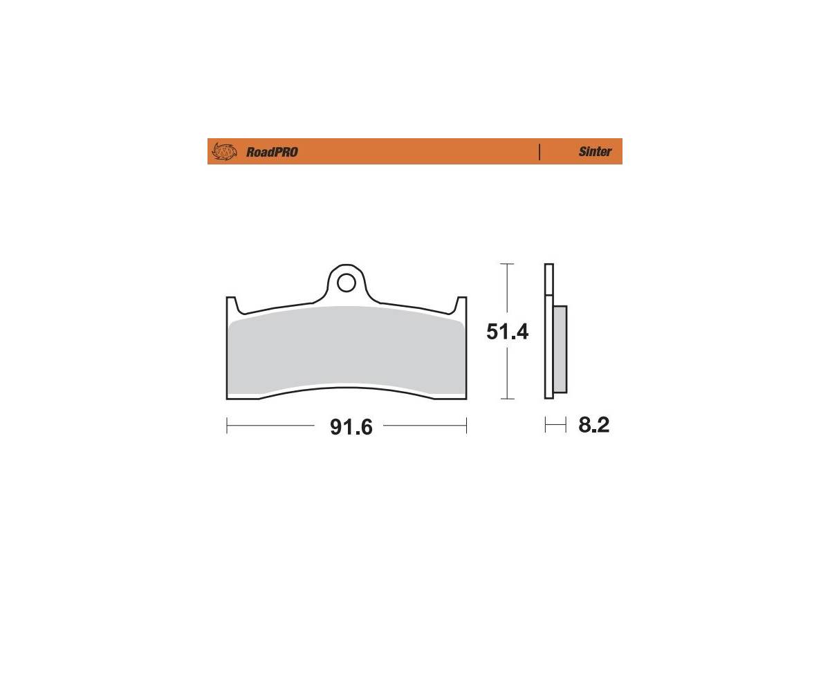 Bremseklodser til MC - Moto-Master Road Pro
