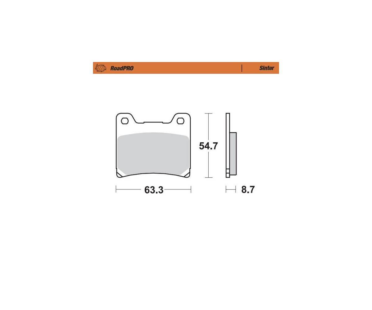 Bremseklodser til MC - Moto-Master Road Pro
