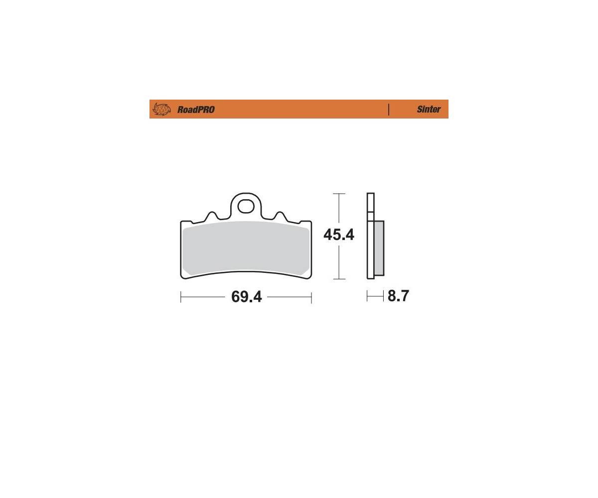 Bremseklodser til MC - Moto-Master Road Pro