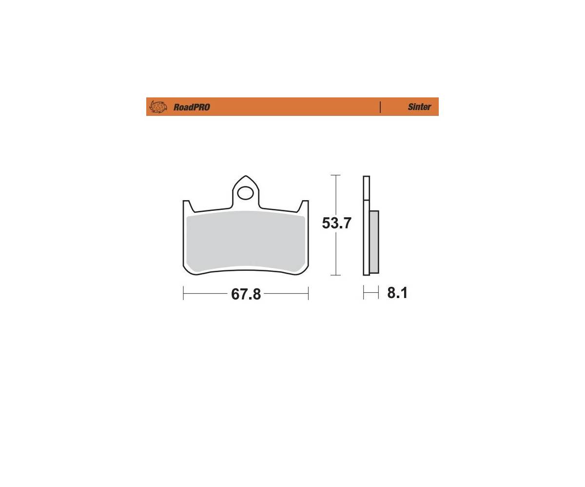 Bremseklodser til MC - Moto-Master Road Pro