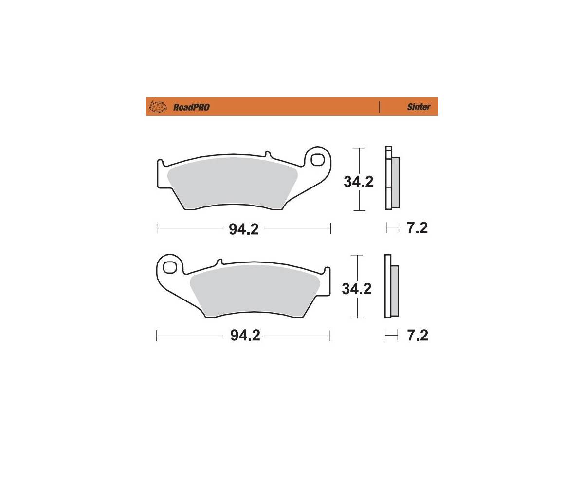 Bremseklodser til MC - Moto-Master Road Pro