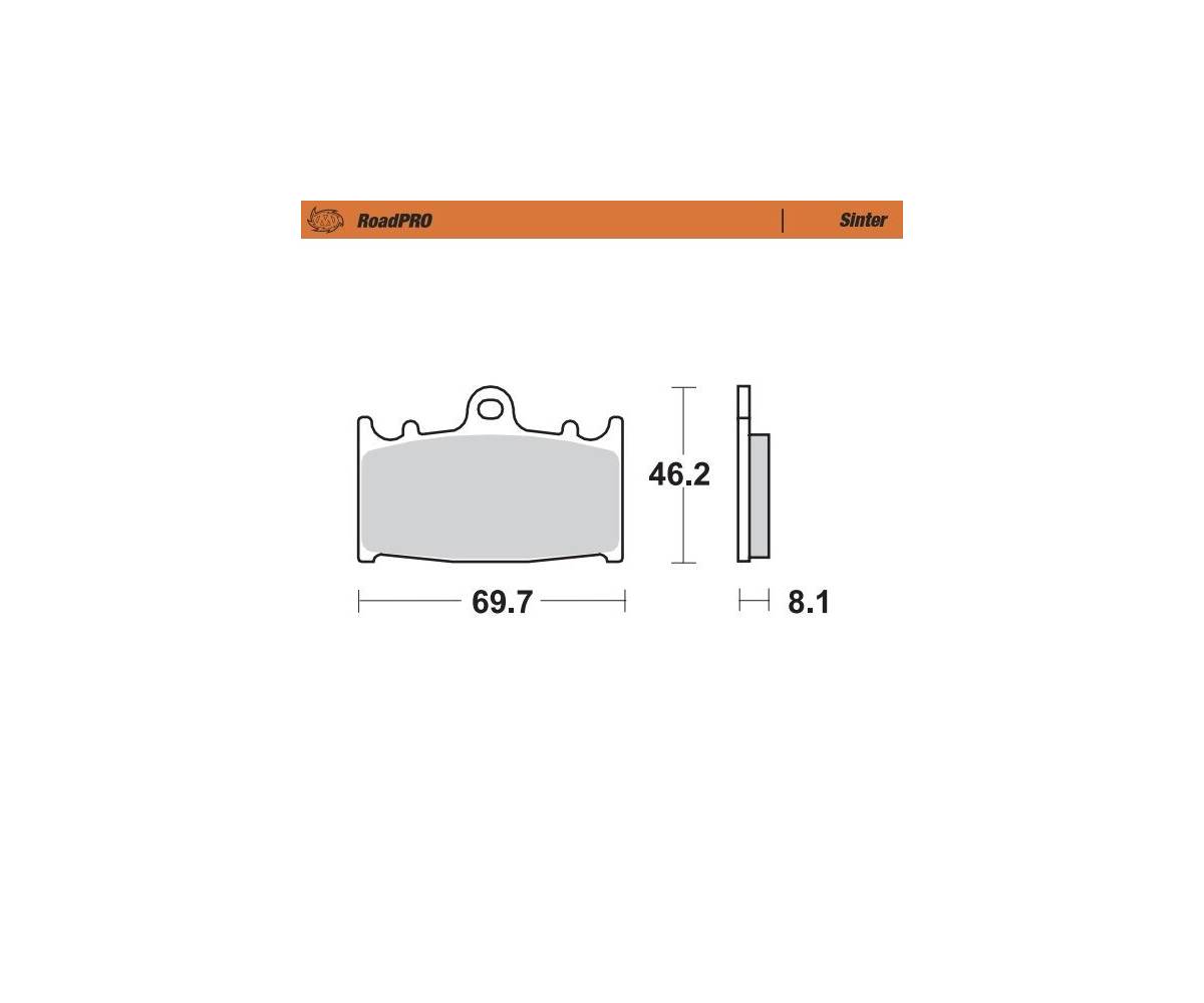 Bremseklodser til MC - Moto-Master Road Pro