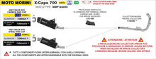 Moto Morini X-CAPE 700 2025- Arrow udstødning. Slip-on udstødninger, komplette udstødninger, manifold/forrør. Find det hos Pitboxen.dk