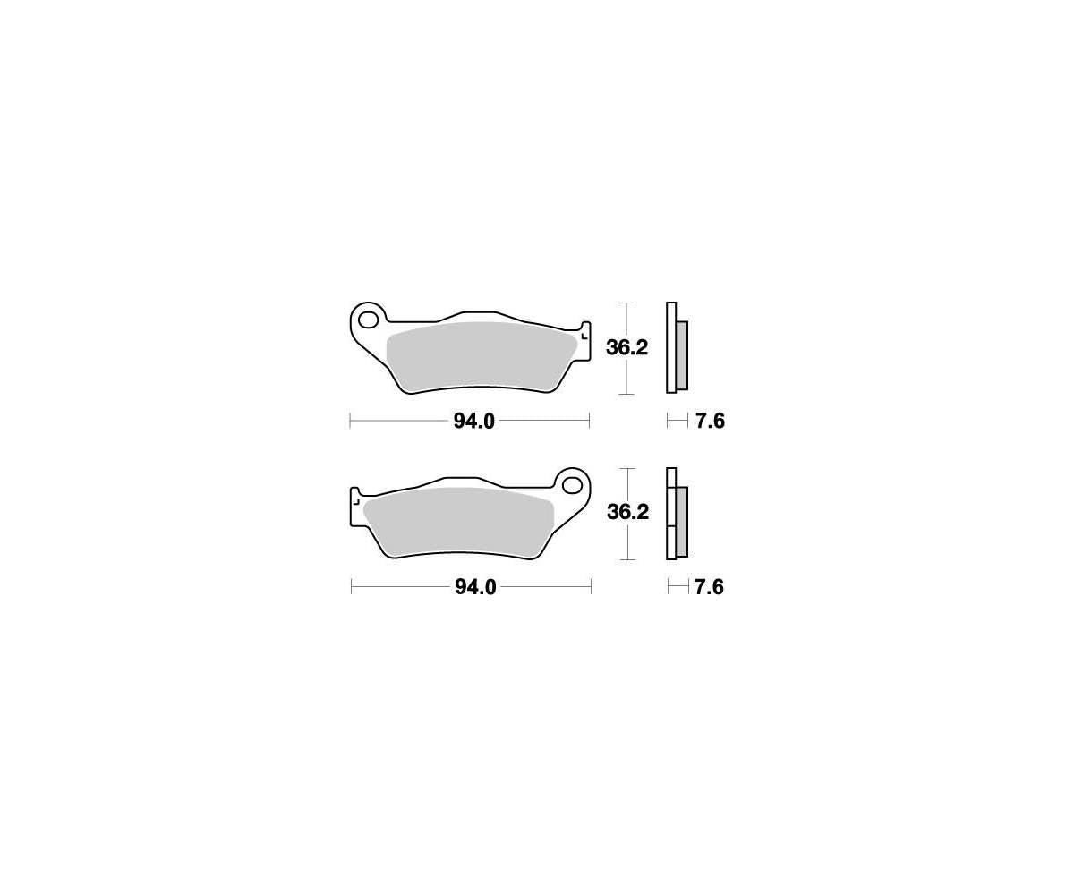 Motomaster Nitro bremseklodser til offroad motorcykler - Pitboxen.dk