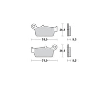 Motomaster sinter bremseklodser til Off Road - Racing GP