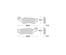 Motomaster bremseklodser til Off Road - Sinter Pro Racing