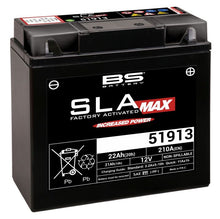 Motorcykelbatteri BS 51913 SLA - MAX (AGM) - Pitboxen.dk