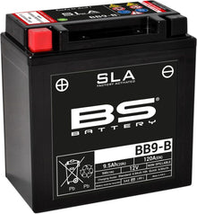 Motorcykelbatteri BS BB9 - B SLA (vedligeholdelsesfrit) - Pitboxen.dk
