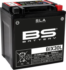 Motorcykelbatteri BS BIX30L SLA (vedligeholdelsesfrit) - Pitboxen.dk