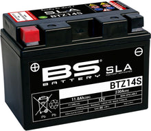 Motorcykelbatteri BS BTZ14S SLA (vedligeholdelsesfrit) - Pitboxen.dk