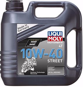 Liqui moly street 10w40 er en avanceret delsyntetisk 10w40 mc olie