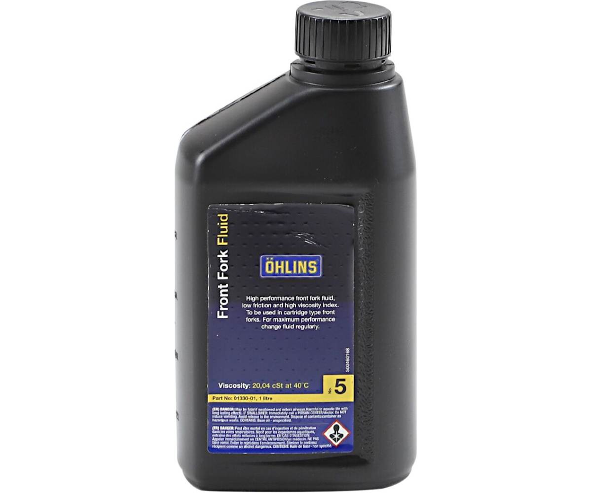 Öhlins forgaffelolie - 5 - SAE5 /W5 - 1Ltr. - Pitboxen.dk