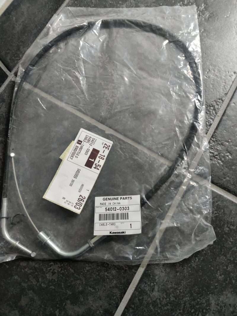 Original Gaskabel til Kawasaki Z1000 (10 - 13) - OEM Nr. 54012 - 0303 - Pitboxen.dk