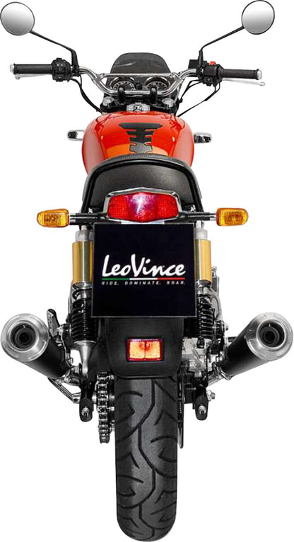 Royal Enfield GT 650 19 - 24 Slip - on udstødning - LeoVince Classic - Pitboxen.dk
