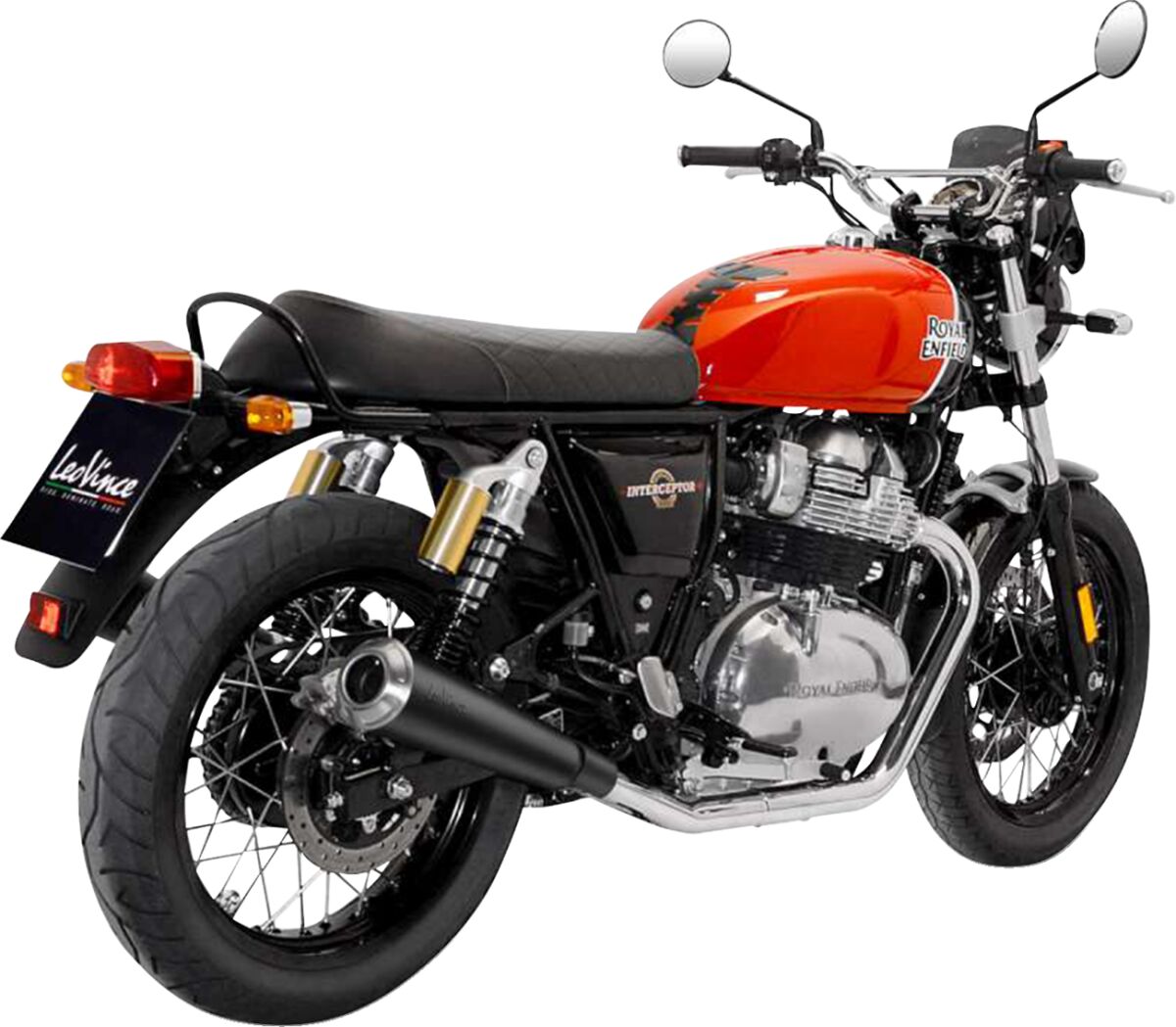 Royal Enfield GT 650 19 - 24 Slip - on udstødning - LeoVince Classic - Pitboxen.dk