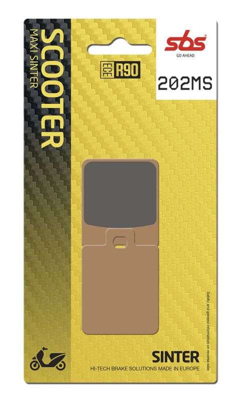 SBS 202MS bremseklodser i sinter til gade og maxi scooter - Pitboxen.dk
