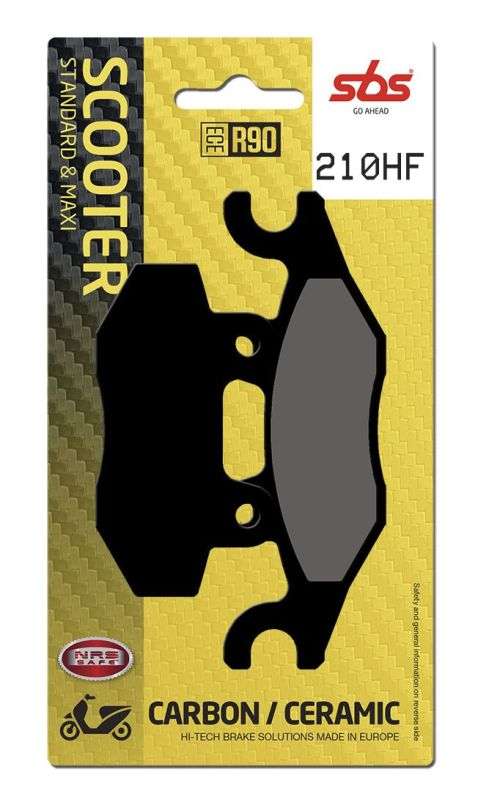 SBS 210HF bremseklodser – keramisk materiale til gade og touring - Pitboxen.dk