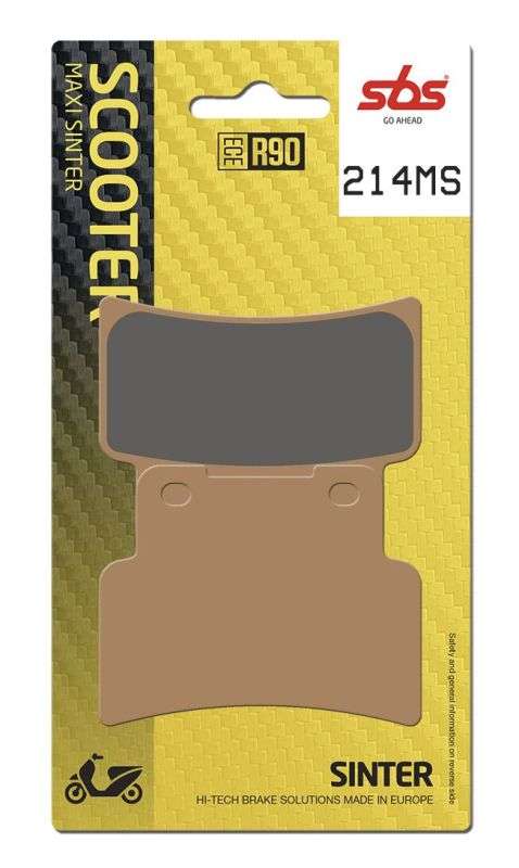 SBS 214MS bremseklodser i Sinter til gade og scooter - Pitboxen.dk