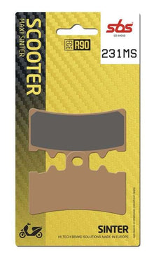 SBS 231MS bremseklodser i Sinter – til gade og scooter - Pitboxen.dk