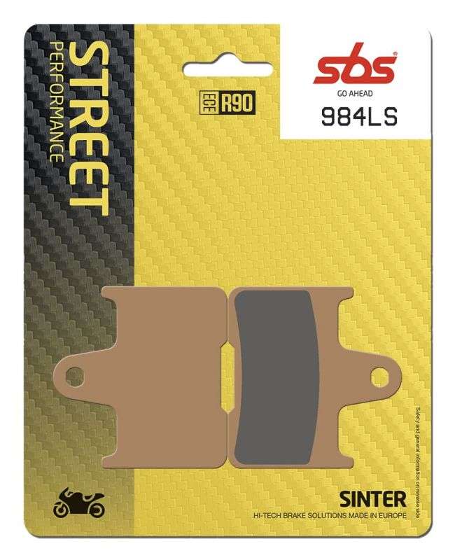 SBS 984LS Bremseklodser Sinter – Gade, Sport og Touring - Pitboxen.dk