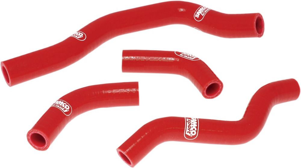 Silikone kølerslanger til Honda CRF450 X (05 - 16) - Rød - Pitboxen.dk