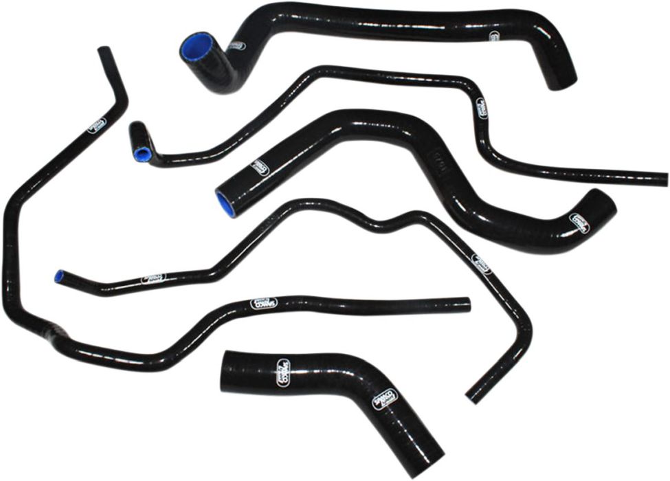 Silikone kølerslanger til Triumph Street Triple 765R / 660S (17 - 23) - Sort - Pitboxen.dk