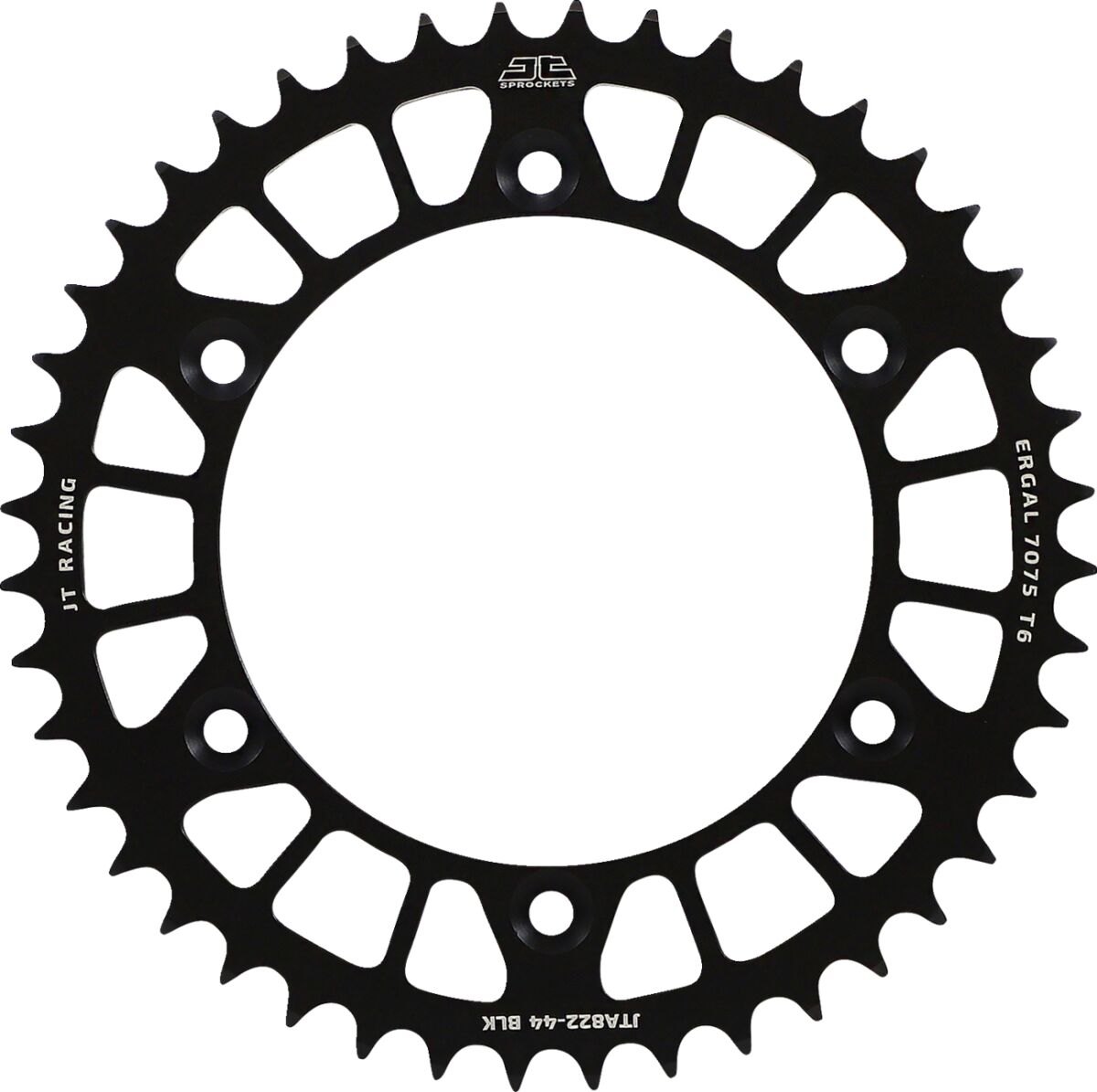 Sort alu bagkædehjul 44T 520 - JTA822.44BLK - JT Sprockets - Pitboxen.dk