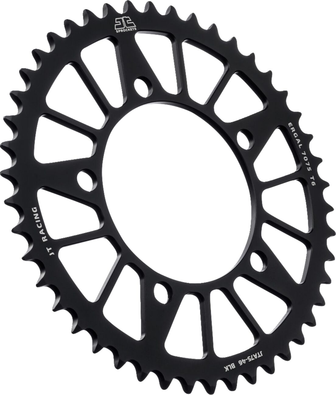 Sort alu bagkædehjul 46T 520 - JTA75.46BLK - JT Sprockets - Pitboxen.dk