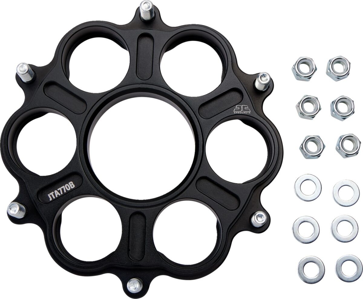 Sort alu bagkædehjul - JTA770B - JT Sprockets - Pitboxen.dk