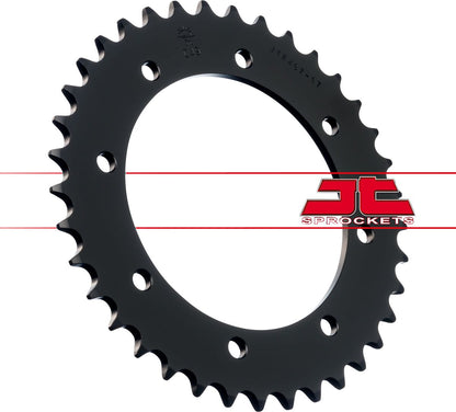 Sort stål bagkædehjul 37T 520 - JTR487.37 - JT Sprockets - Pitboxen.dk