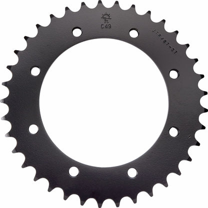 Sort stål bagkædehjul 37T 520 - JTR487.37 - JT Sprockets - Pitboxen.dk
