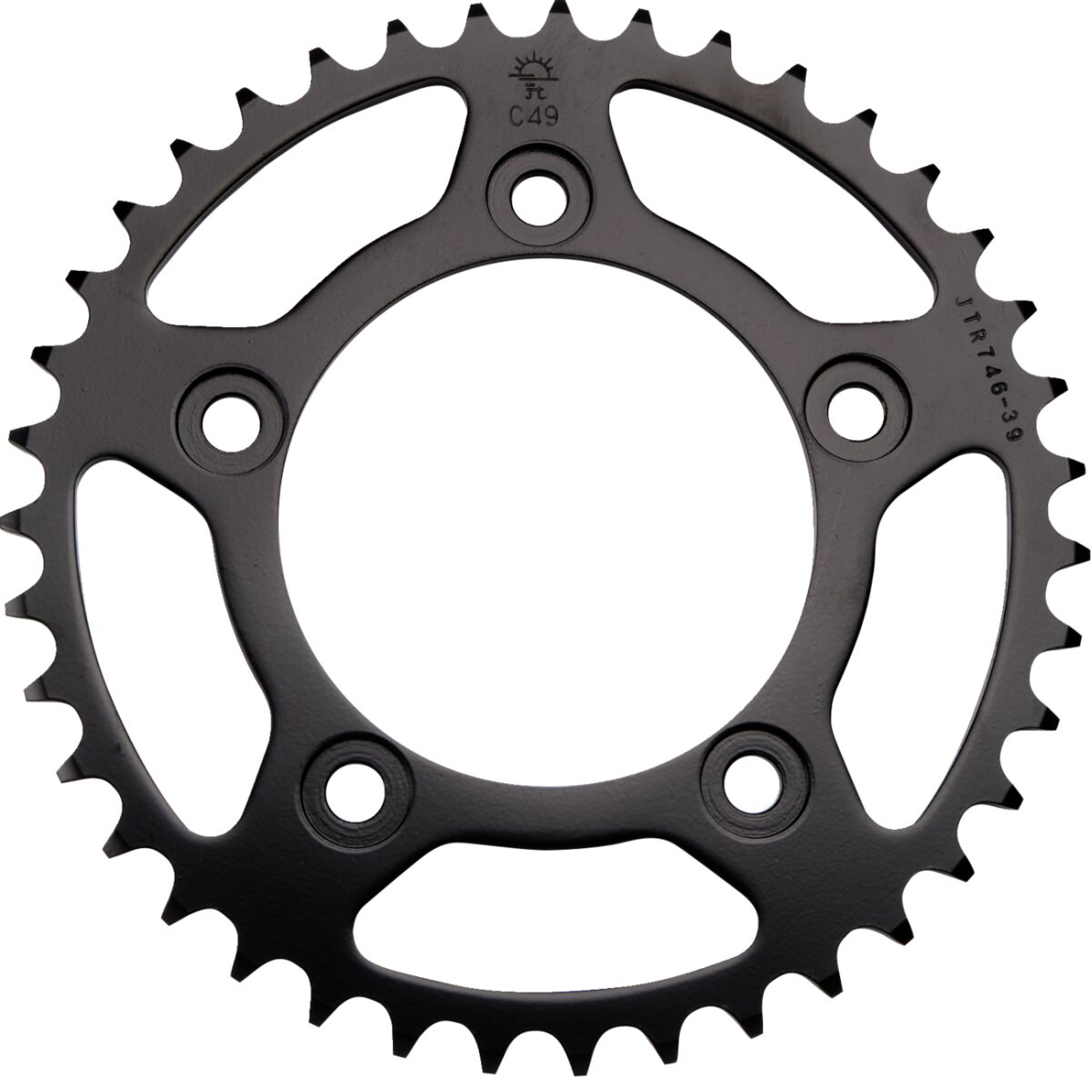Sort stål bagkædehjul 39T 520 - JTR746.39 - JT Sprockets - Pitboxen.dk