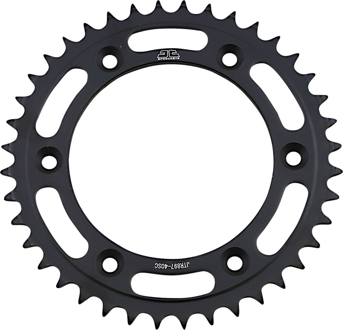 Sort stål bagkædehjul 40T 520 - JTR897.40SC - JT Sprockets - Pitboxen.dk