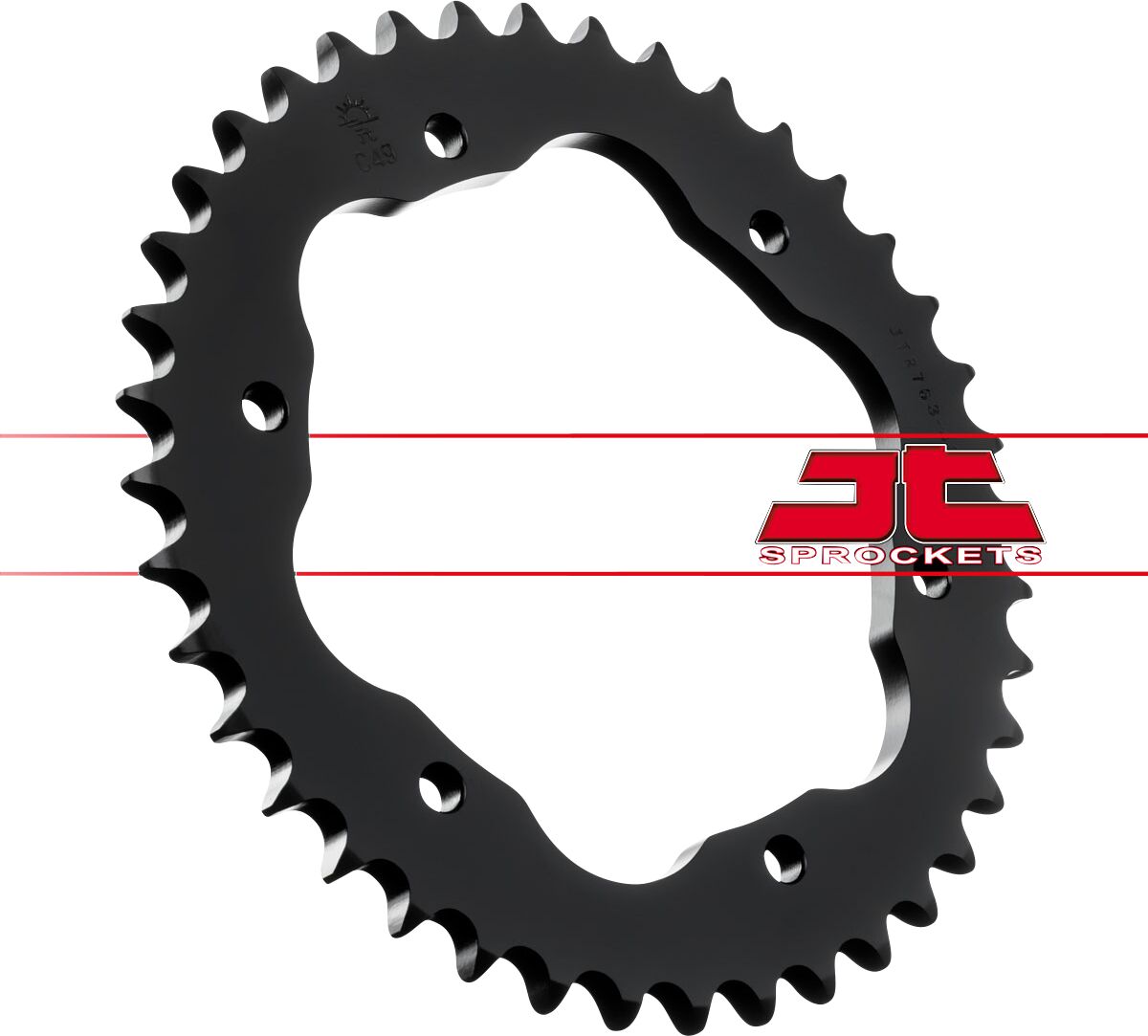 Sort stål bagkædehjul 40T 530 - JTR763.40 - JT Sprockets - Pitboxen.dk
