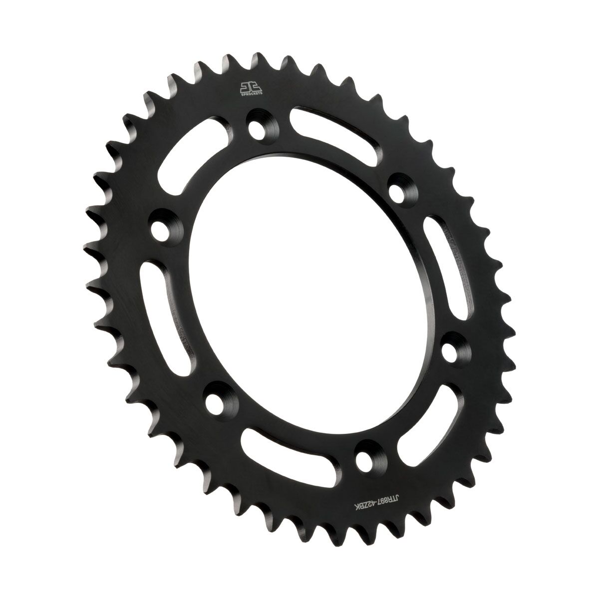 Sort stål bagkædehjul 42T 520 - JTR897.42ZBK - JT Sprockets - Pitboxen.dk